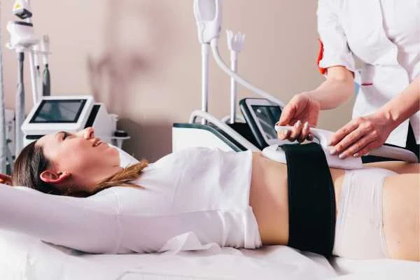 woman having body sculpting to help improve her body image and her mental health Greater London (Brent)